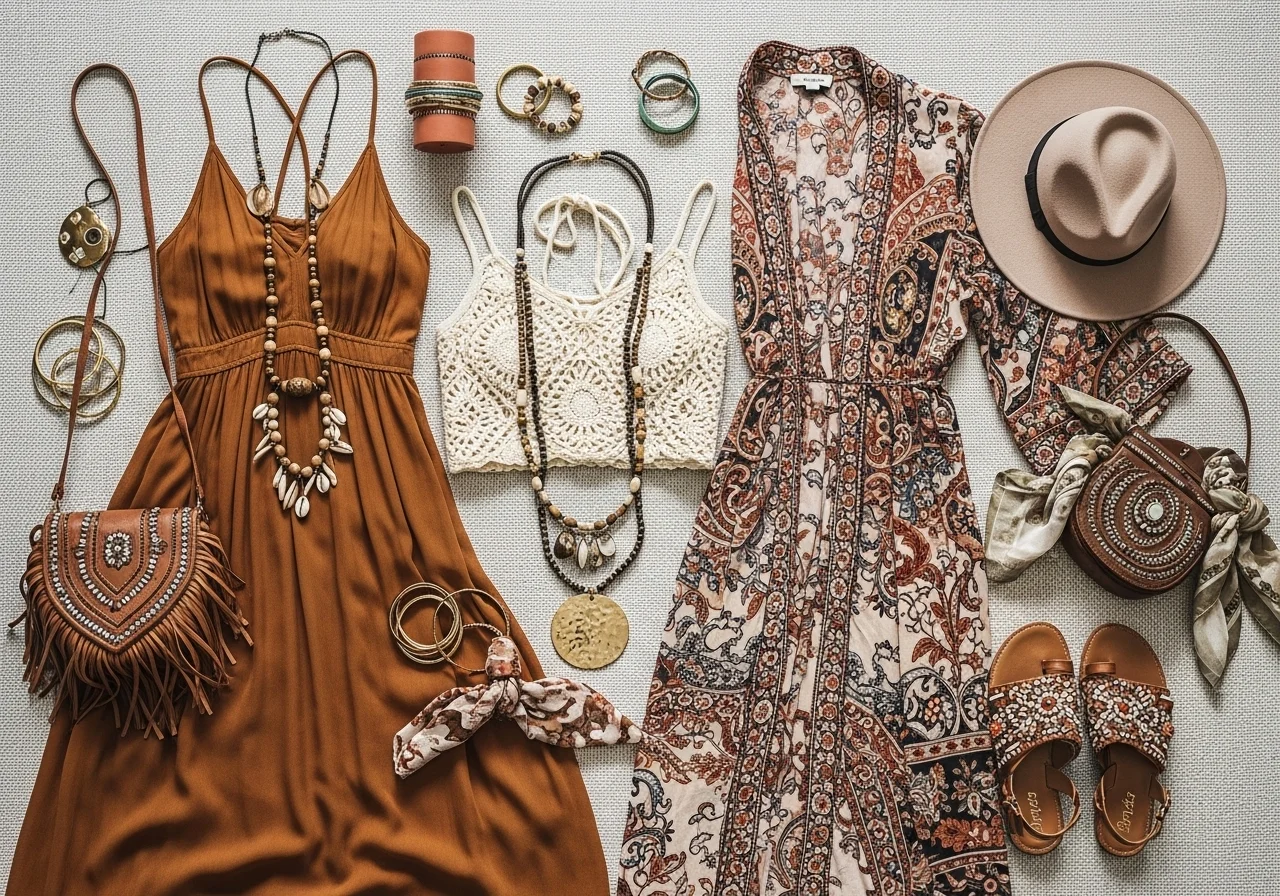 12+ Boho Outfit Ideas for a Chic Aesthetic Look