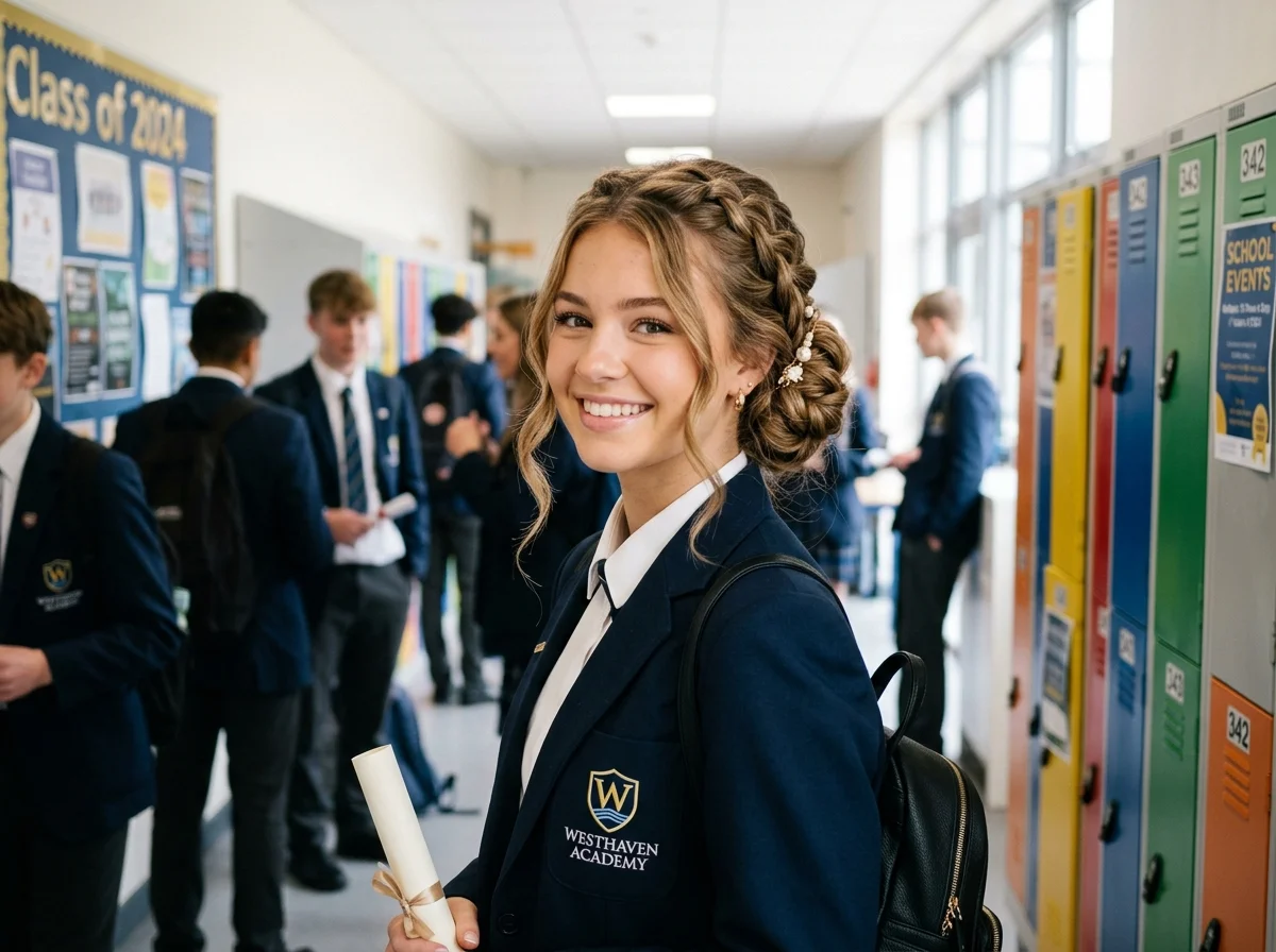 10 Easy Hairstyles for School Girls Guide